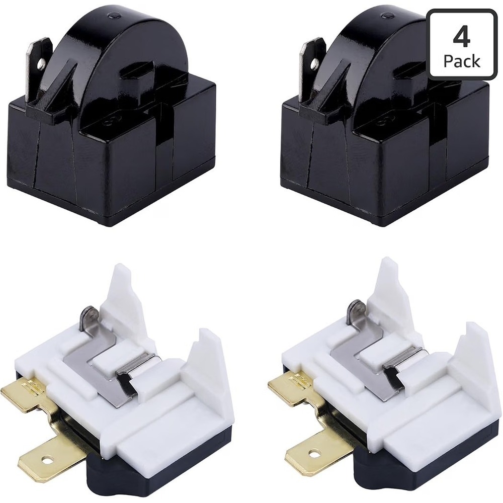 QP2-4.7 Refrigerator PTC Starter Relay and 6750C-0005P Overload Protector Combo